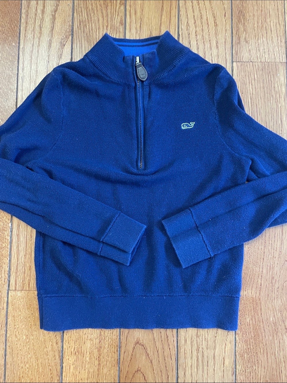Vineyard Vines Navy Half-Zip Pullover Sweater